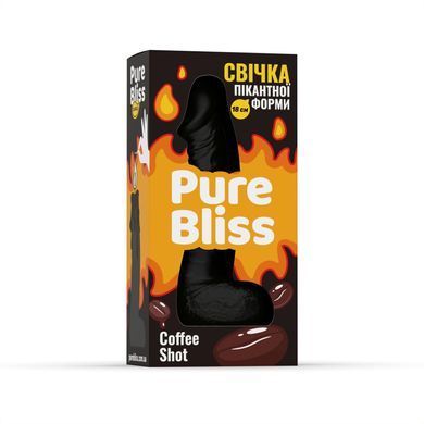 Ароматна свічка пікантної форми Pure Bliss Black Coffee Shot (Кава) 18 см SX3036 фото
