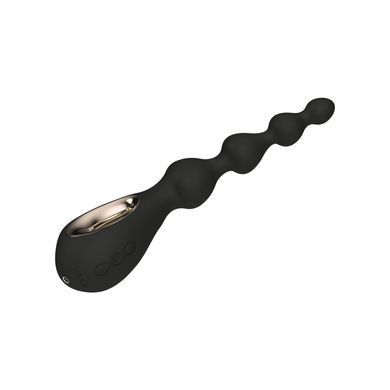 Анальне намисто з вібрацією LELO Soraya Beads Black, різний діаметр намистин, 8 режимів SO9531 фото