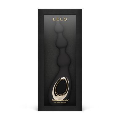 Анальне намисто з вібрацією LELO Soraya Beads Black, різний діаметр намистин, 8 режимів SO9531 фото