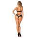 Комплект білизни Obsessive Natilya 2-pcs set XS/S, black, бюстгальтер, трусики SO7717 фото 4
