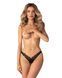 Трусики Obsessive Arrowel Black crotchless thongs L/XL SX2583 фото 1