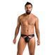 Чоловічі стринги Passion 033 THONG PAUL L/XL Black, під латекс SO7570 фото 3