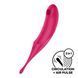 Вібратор для клітора з вакуумною стимуляцією Satisfyer Twirling Pro Red SO7802 фото 1