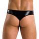 Чоловічі стринги Passion 033 THONG PAUL L/XL Black, під латекс SO7570 фото 2