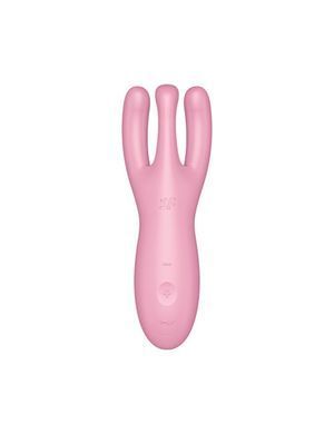 Кліторальний смарт-вібратор Satisfyer Threesome 4 Pink з трьома пальчиками SO6082 фото