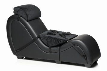 Секс-крісло з подушками Master Series Kinky Sex Lounge with Cushions - Black SX1192 фото