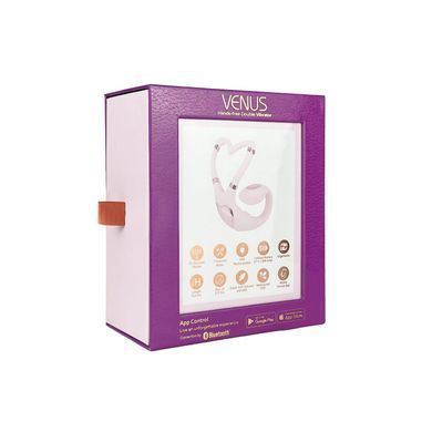Смарт-вібратор для пар Adrien Lastic Venus + APP, подвійний, можна носити під одягом, 10 режимів SX1283 фото