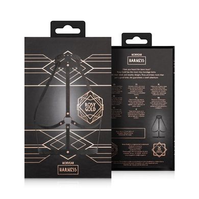 Портупея Rosy Gold - Body Harness - Black SX3061 фото