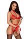 Комплект Kissable Bondage Kiss Set Red L/XL SX1963 фото 4