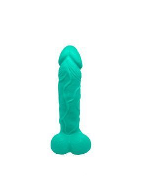 Крафтове мило-член із присоскою Чистий Кайф Turquoise size L, натуральне SO2646 фото