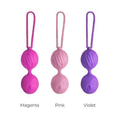 Вагінальні кульки Adrien Lastic Geisha Lastic Balls Mini Violet (S), діаметр 3,4 см, маcа 85 г AD40443 фото
