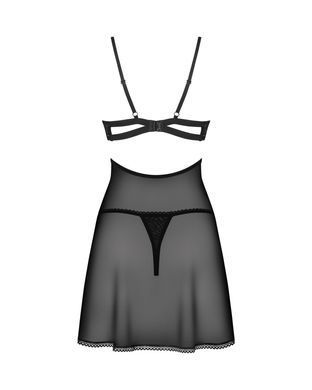 Бебі-дол Obsessive Nutris babydoll & thong XS/S SX1163 фото