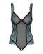 Сітчасте боді на кісточках Obsessive Amanta teddy L/XL, чорне, з доступом SO7199 фото 5