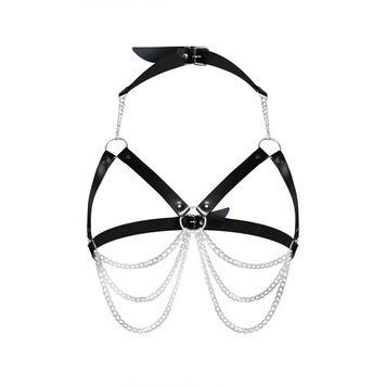 Жіноча портупея Art of Sex - Louise чорна XS-2XL, екошкіра SX2354 фото