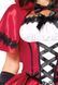 Еротичний костюм Червоної шапочки Leg Avenue Gothic Red Riding Hood M, сукня, накидка SO9123 фото 3