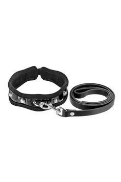 Повідець із нашийником Fetish Tentation Premium Patent Leather Choker & Leash SX1098 фото