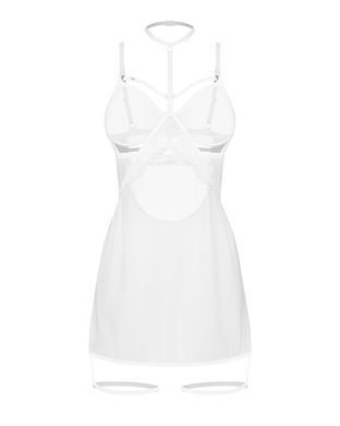 Бебі-долл Obsessive Arrowel White chemise L/XL SX2589 фото