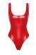 Боді Noir Handmade F352 Red powerwetlook body - XL SX1978 фото 6