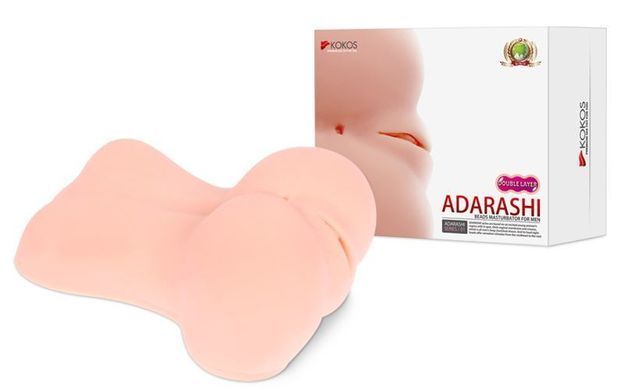 Мастурбатор-вагіна двошаровий Kokos Adarashi -1 Double Layer doggy-style SO1252 фото