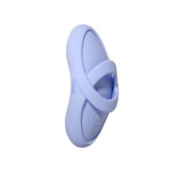 Смарт-вібратор для клітора Svakom Echo 2 Sky Blue, підігрів до 38 &deg;C, знімна насадка на палець SX2448 фото
