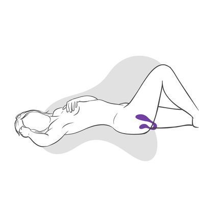 Вібратор для пар Adrien Lastic Couple Secrets II з пультом LRS, два мотори, універсальний AD11933 фото