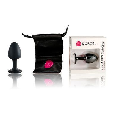 Анальна пробка Dorcel Geisha Plug Diamond L з кулькою всередині, створює вібрації, макс. діаметр 4см MD1304 фото