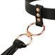Нашийник с флогером Rosy Gold - Collar with Flogger - Black SX1198 фото 6