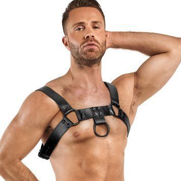 Портупея на плечі Bedroom Fantasies: Bruno Bondage Harness, чорна SO8828 фото