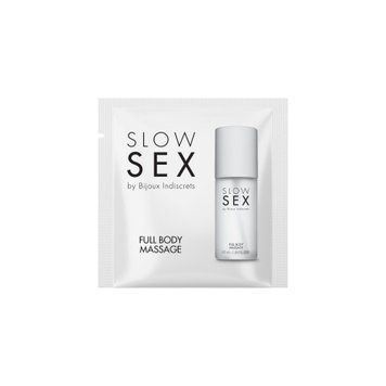 Пробник силіконового гелю для масажу всього тіла Bijoux Indiscrets Slow Sex Full body massage SO5949 фото