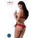 Комплект білизни Passion Exclusive CHERRY SET OpenBra XXL/XXXL red, відкритий ліф, трусики-спідничка PS25509 фото 2