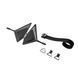 Маска на очі LOCKINK Vixen Blindfold, чорна, натуральна шкіра, регульований обсяг SX0855 фото 7