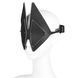 Маска на очі LOCKINK Vixen Blindfold, чорна, натуральна шкіра, регульований обсяг SX0855 фото 4