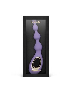 Анальне намисто з вібрацією LELO Soraya Beads Violet Dusk, різний діаметр намистин, 8 режимів SX3041 фото