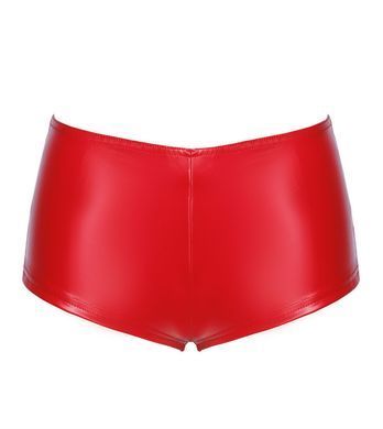 Шорти Noir Handmade F356 Red powerwetlook shorts - XXL SX2126 фото