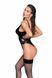 Боді з мокрим ефектом Noir Handmade F244 Powerwetlook body with high cut bottom hem, L SX0163 фото 2
