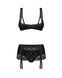 Комплект Obsessive Lecille 3-pcs crotchless set S/M SX3106 фото 5
