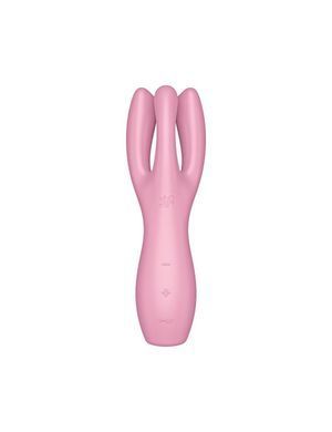 Кліторальний вібратор Satisfyer Threesome 3 Pink з трьома пальчиками SO6101 фото