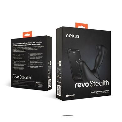 Смарт-масажер простати Nexus Revo Stealth with APP, вібрація+ротація, пульт ДУ, до 10 годин роботи SX2419 фото