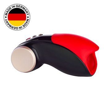 Мастурбатор для головки пеніса Fun Factory COBRA LIBRE II black/red, 2 мотори, гра без рук SX0967 фото