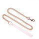 Нашийник з повідцем Liebe Seele White & Pink Fairy Goat Leather Collar SX2826 фото 6