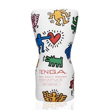 Мастурбатор Tenga Keith Haring Soft Case Cup (м&rsquo;яка подушечка) стисний SO1648 фото