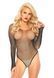 Сітчасте боді зі стразами Leg Avenue Crystalized fishnet bodysuit Black One Size SO9136 фото 4