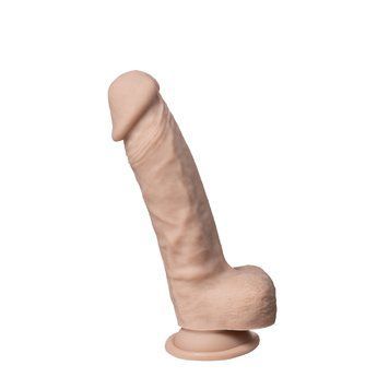 Фалоімітатор SilexD Johnny Real Skin Flesh MODEL 1, суперреалістичний, на присосці, діаметр 3,8 см SX1286 фото
