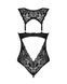 Мереживне боді Obsessive Donna Dream crotchless teddy XS/S Black, відкритий доступ SO8633 фото 4