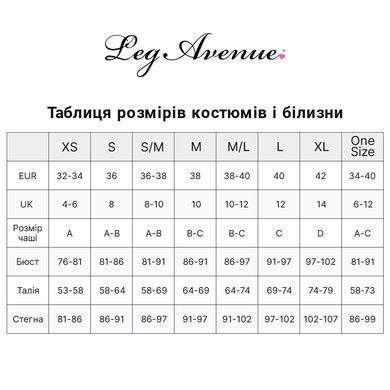 Мінісукня Leg Avenue Mini dress and matching gloves, One Size, чорна, мітенки в комплекті SX1067 фото