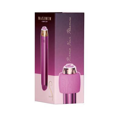 Віброкуля Swan Maximum + Comfy Cuff Pink, суперпотужна, різна інтенсивність, силіконова манжета SO8904 фото