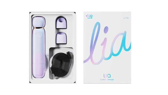 Вакуумний кліторальний стимулятор Zalo Lia Floral White, 3 насадки, 3 режими, різна інтенсивність SX2685 фото