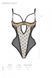 Еротичне боді Passion MARINA BODY, L/XL, beige, з відкритими чашками SO9714 фото 5